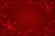 © MrWirot - snowflakes on a red background