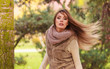 © Voyagerix - Fashionable girl outdoors. Autumn