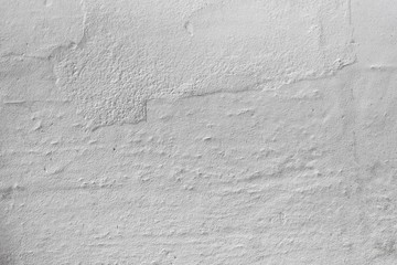 Wall Mural - close-up of white painted concrete wall textured background