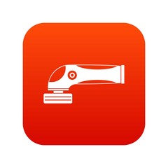 Poster - Grinder machine icon digital red for any design isolated on white vector illustration