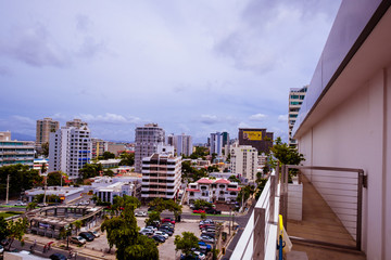 Colorful Skyline of San Juan Puerto Rico