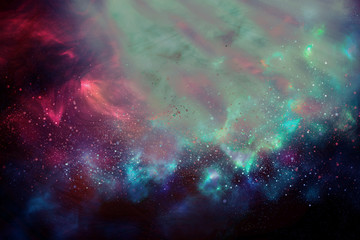 Wall Mural - space bright fantasy abstract background
