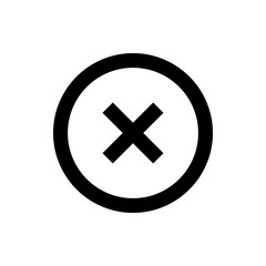 Poster - Delete alarm icon. Element of web icon for mobile concept and web apps. Thin line Delete alarm icon can be used for web and mobile