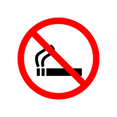 Aufkleber - no smoking icon. Element of ptohibited sign for mobile concept and web apps. Sign of no smoking icon can be used for web and mobile