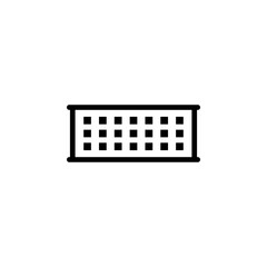 Poster - building school icon. Element of real estate sign for mobile concept and web apps icon. Thin line icon for website design and development, app development