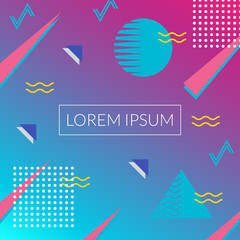 Wall Mural - modern abstract background texture with geometric patterns and shapes. cover design, banner, card, f