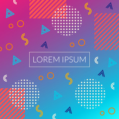 Wall Mural - modern abstract background texture with geometric patterns and shapes. cover design, banner, card, f