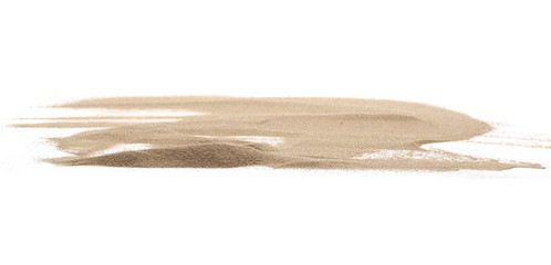 sand pile isolated on white background