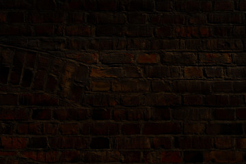 Brick wall of an old house