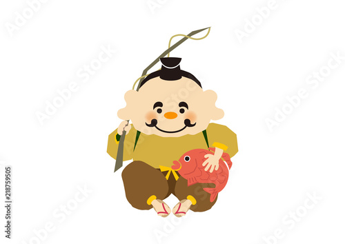 七福神 幸福の神様 恵比寿様 Stock Vector Adobe Stock