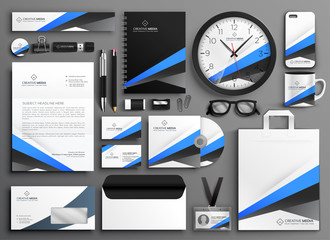 Wall Mural - modern business stationery set design