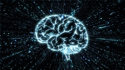 Digital brain in explosion of computer data