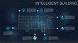 © vdoomik - Collection with intelligent home. Intelligent home. Infographic. Futuristic screen hud concept. Future technology display design. Science icon. Hud ui app.