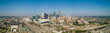 Aerial panoramic photo of Downtown Houston Texas