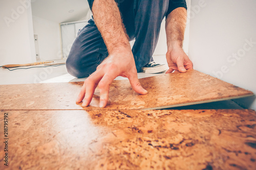 Master Class For Laying Cork Flooring Installation Of A Cork