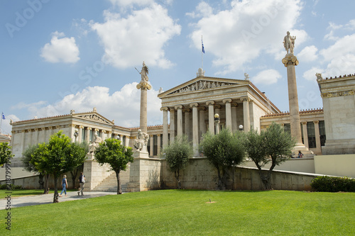  Plakat Ateny   budynek-akademii-w-atenach-grecja