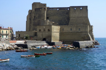 Canvas Print - Napoli castel dell'ovo