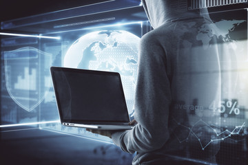 Poster - Malware and hacking concept