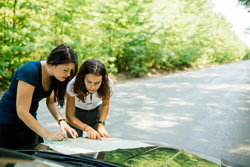 Looking on a map