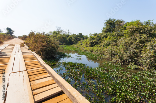 Fotografía Wooden bridge along Transpantaneira road, Brazil