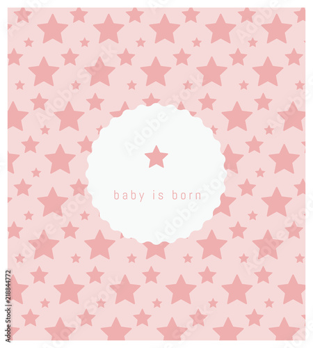 Faire Part De Naissance Carte Pour Celebrer L Arrivee D Un Bebe Etoile Etoiles Espace Ciel Galaxie Rose Pattern Stock Vector Adobe Stock Faire Part De Naissance Carte Pour Celebrer L Arrivee D Un Bebe Etoile Etoiles Espace Ciel Galaxie Rose Pattern Stock Vector Adobe Stock
