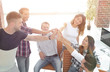 © ASDF - design team giving each other a high five