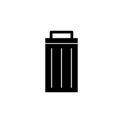 Aufkleber - trash box icon. Element of simple icon. Premium quality graphic design icon. Signs and symbols collection icon for websites, web design, mobile app