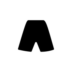 Poster - shorts icon. Element of simple icon. Premium quality graphic design icon. Signs and symbols collection icon for websites, web design, mobile app