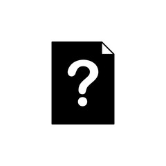 Aufkleber - unknown document icon. Element of simple icon. Premium quality graphic design icon. Signs and symbols collection icon for websites, web design, mobile app