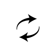 Poster - arrow updates icon. Element of simple icon. Premium quality graphic design icon. Signs and symbols collection icon for websites, web design, mobile app