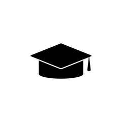 Poster - graduate cap icon. Element of simple icon. Premium quality graphic design icon. Signs and symbols collection icon for websites, web design, mobile app