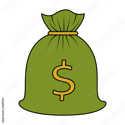 Money Bag Isolated Icon Kaufen Sie Diese Vektorgrafik Und - 