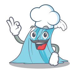 Sticker - Chef waves of water graphic character