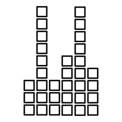 Poster - Equalizer icon. Outline illustration of equalizer vector icon for web design isolated on white background