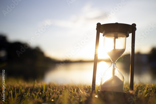Fotografía Hourglass in the dawn time