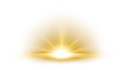 Wall Mural - Gold Rays rising on white background. Suitable for product advertising, product design, and other. Vector Illustration