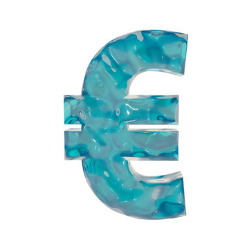 Liquid symbol, 3D rendering