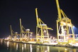 Porto mercantile di Livorno, Italia