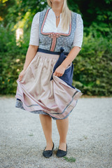 Wall Mural - traditional bavarian dress, Dirndl