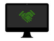 Pixel Icon PC - Handschlag