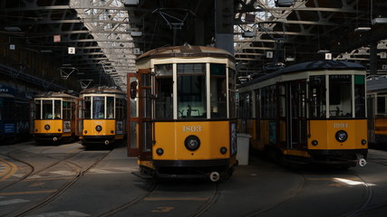 milano city atm tram deposit station