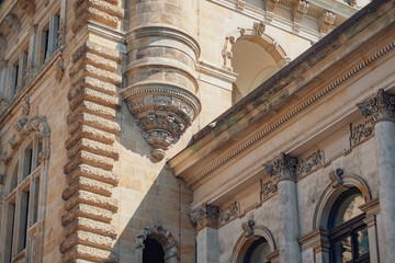 Architectural details of Rathaus