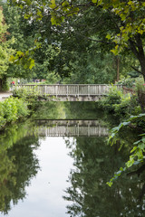 Sticker - A small wooden bridge