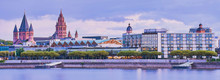 Cityscape Of Mainz In The Evening Light, Banner