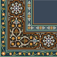 Oriental Islamic Ornament In Vector Design. Beautiful Multi-colored, Which Can Be Used On Many Design Works. Illustrations For Lovers Of The East.