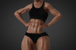 © PixlMakr - Female strong trained body