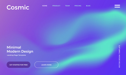 vibrant gradient background