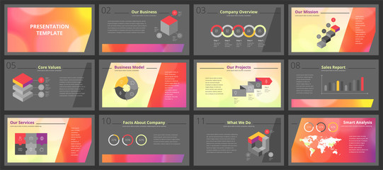 Sticker - Business presentation templates