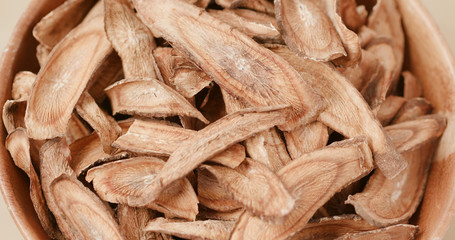 Wall Mural - Stack of Dried burdock