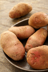 Wall Mural - preparing fresh potatoes